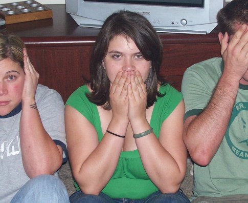 Hear no evil, speak no ev... Well you know the rest. By Barbara Burton